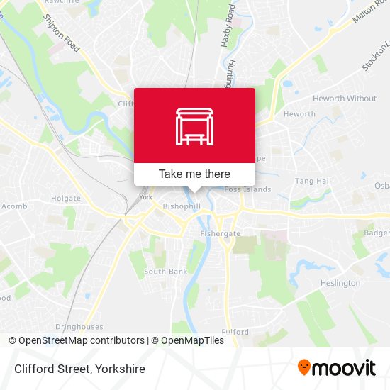 Clifford Street map