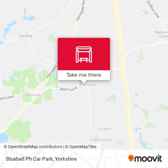 Bluebell Ph Car Park map
