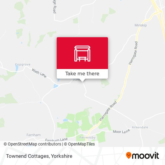 Townend Cottages map