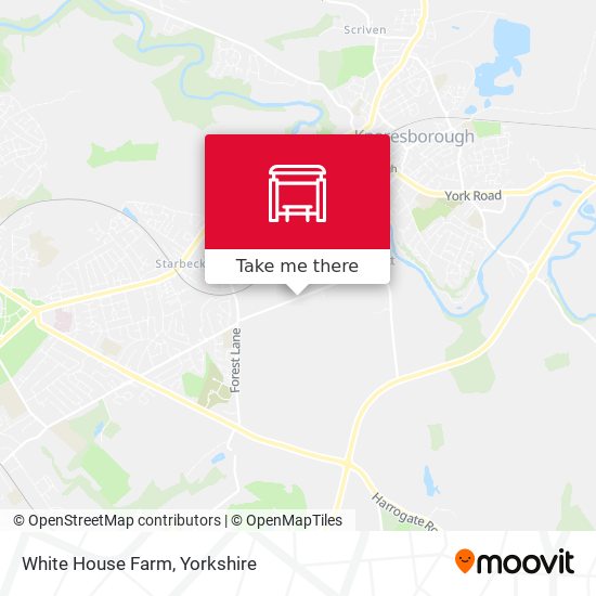 White House Farm map