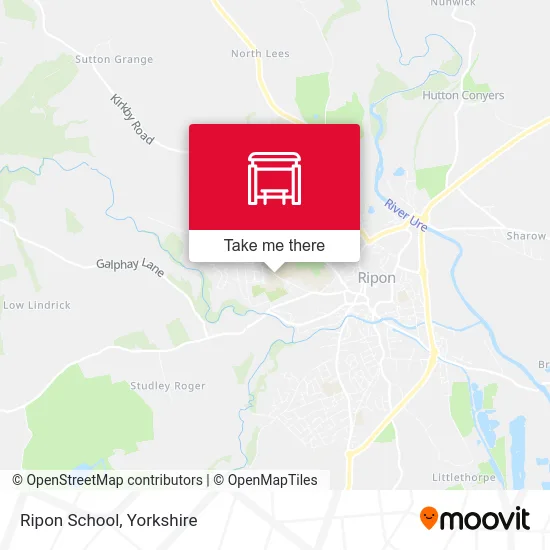 Ripon School map
