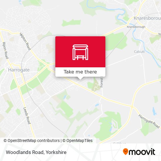 Woodlands Road map