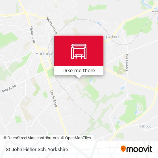 St John Fisher Sch map