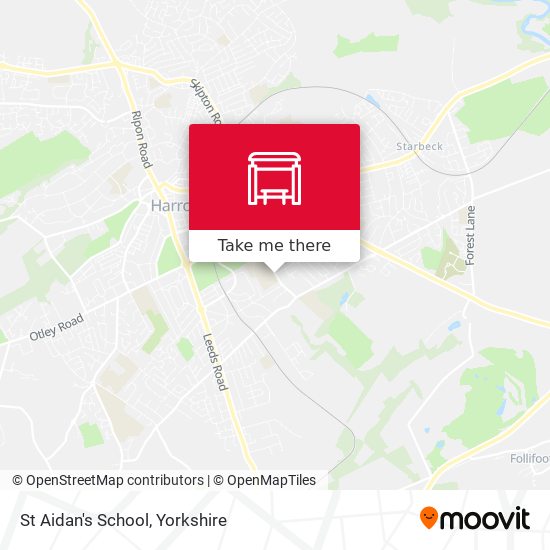 St Aidan's School map