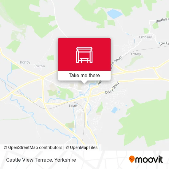 Castle View Terrace map