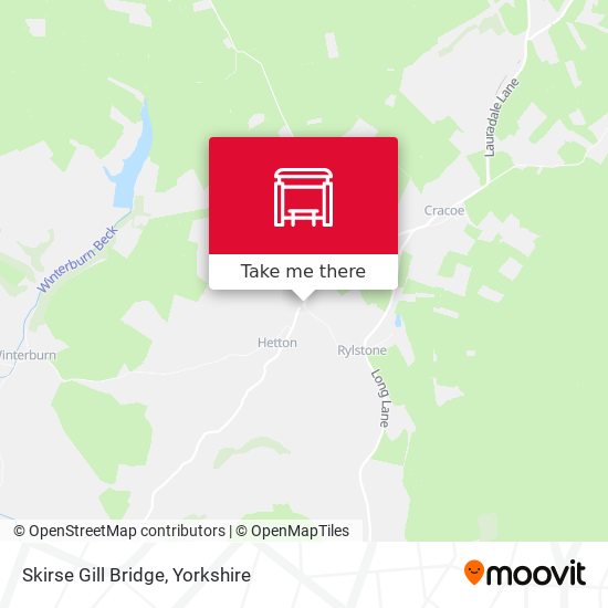Skirse Gill Bridge map