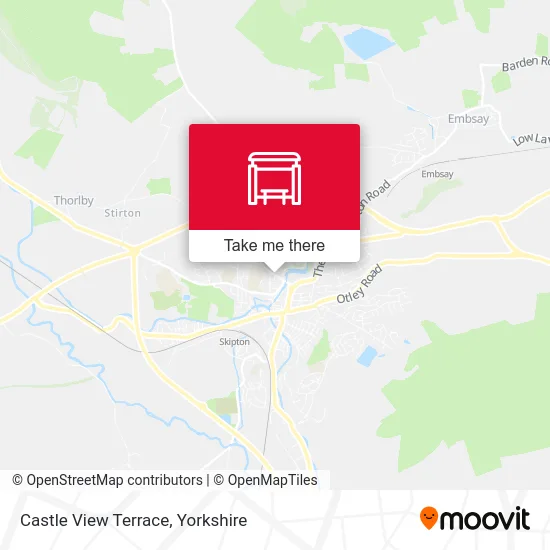 Castle View Terrace map