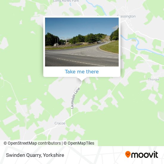 Swinden Quarry map
