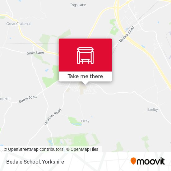 Bedale School map