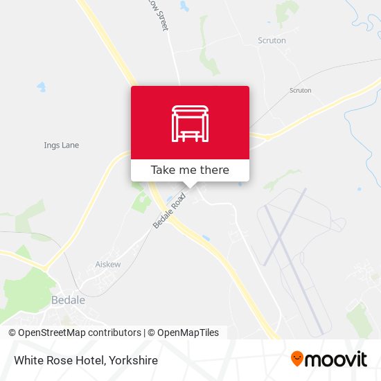 White Rose Hotel map