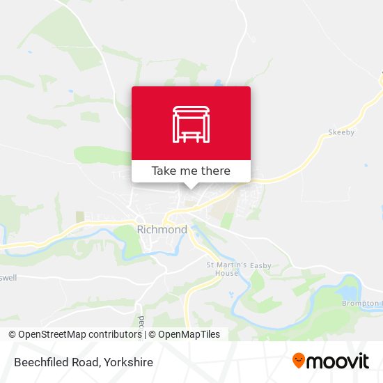 Beechfiled Road map