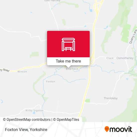 Foxton View map