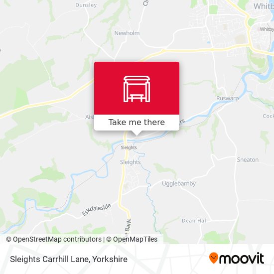 Sleights Carrhill Lane map