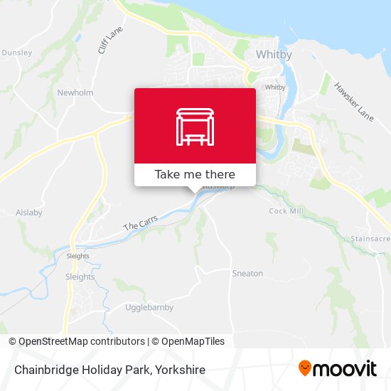 Chainbridge Holiday Park map