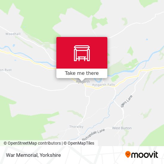 War Memorial map