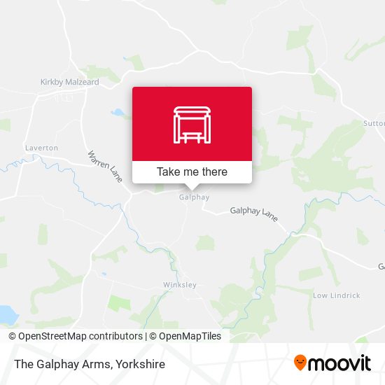 The Galphay Arms map