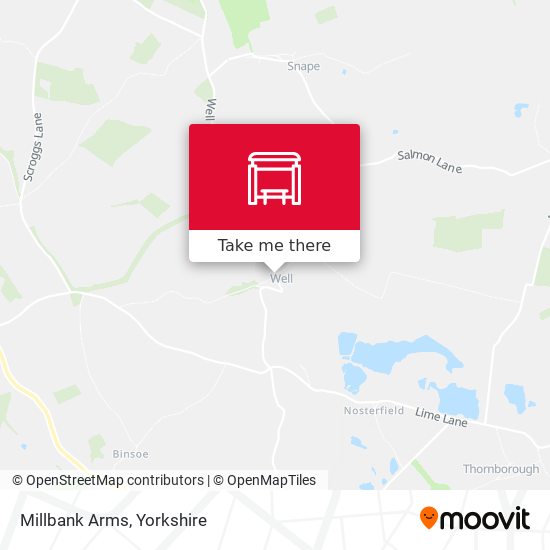 Millbank Arms map
