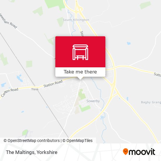 The Maltings map
