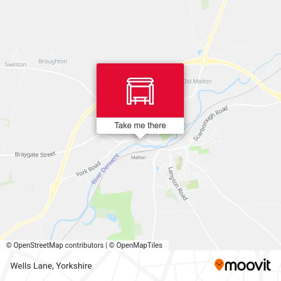 Wells Lane map