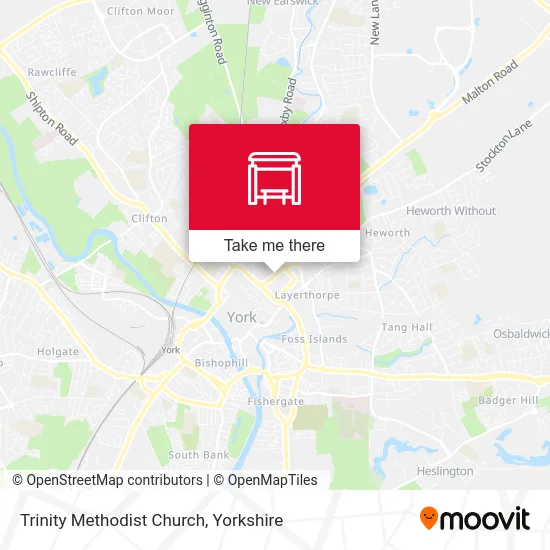 Trinity Methodist Church map