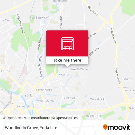 Woodlands Grove map