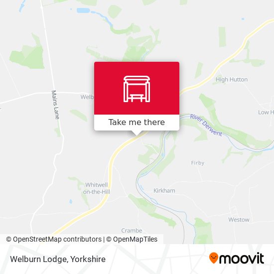 Welburn Lodge map