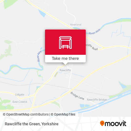 Rawcliffe the Green map
