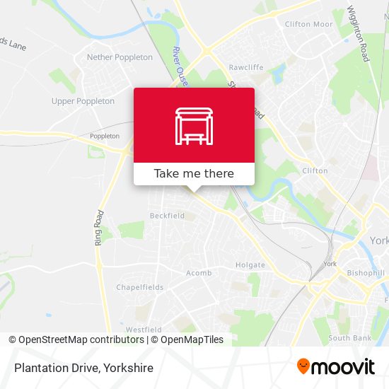 Plantation Drive map