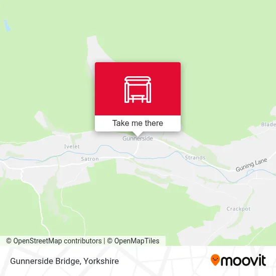 Gunnerside Bridge map