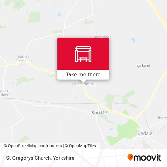 St Gregorys Church map