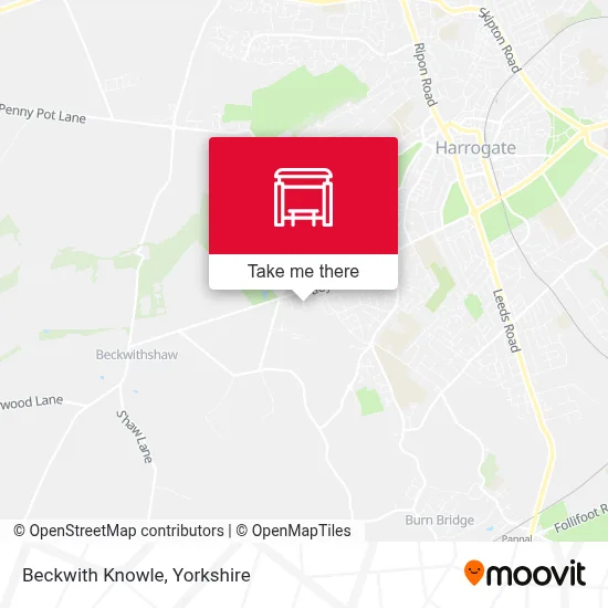 Beckwith Knowle map