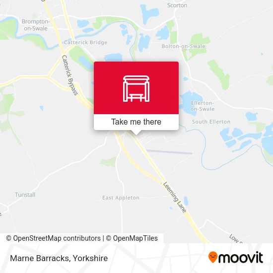 Marne Barracks map
