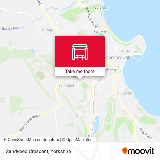 Sandybed Crescent map