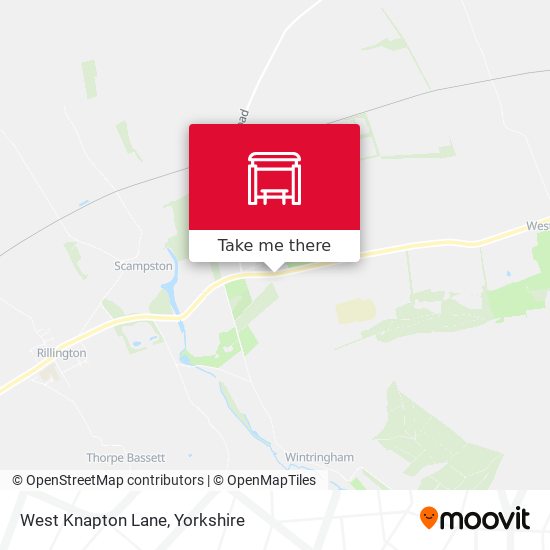 West Knapton Lane map