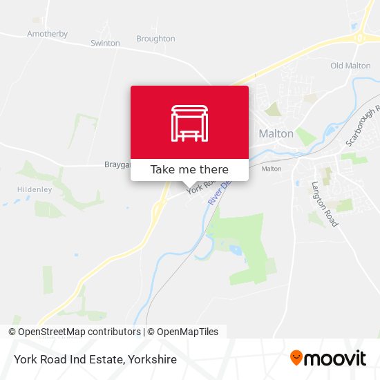 York Road Ind Estate map