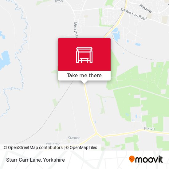 Starr Carr Lane map