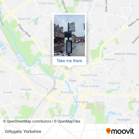 Gillygate map
