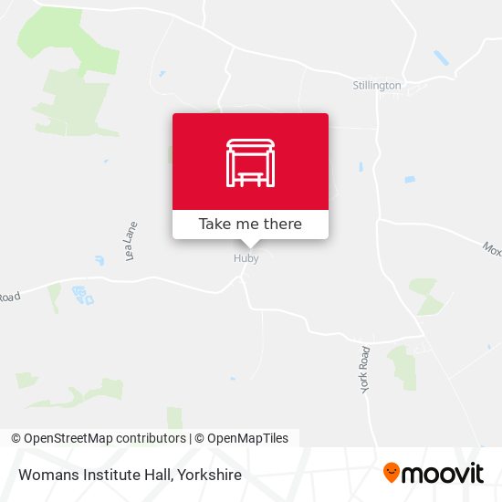 Womans Institute Hall map
