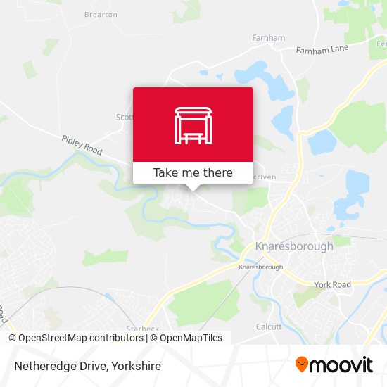 Netheredge Drive map