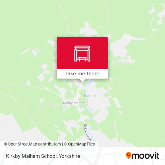 Kirkby Malham School map