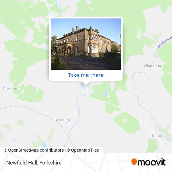 Newfield Hall map