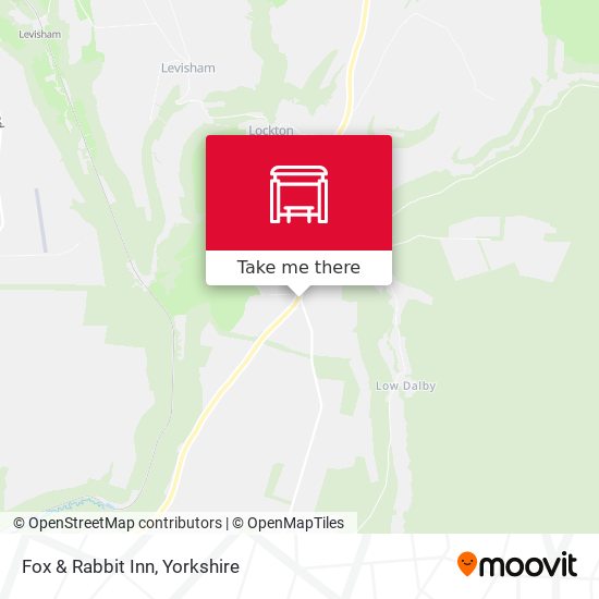 Fox & Rabbit Inn map