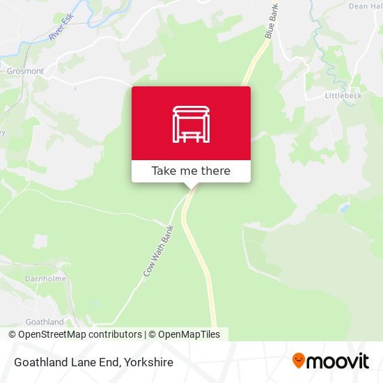Goathland Lane End map