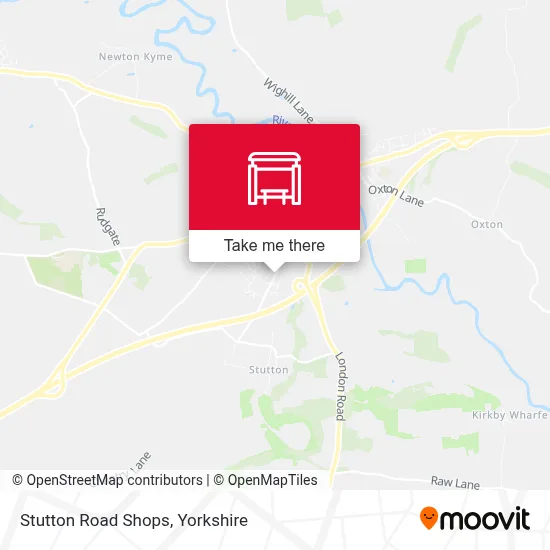 Stutton Road Shops map