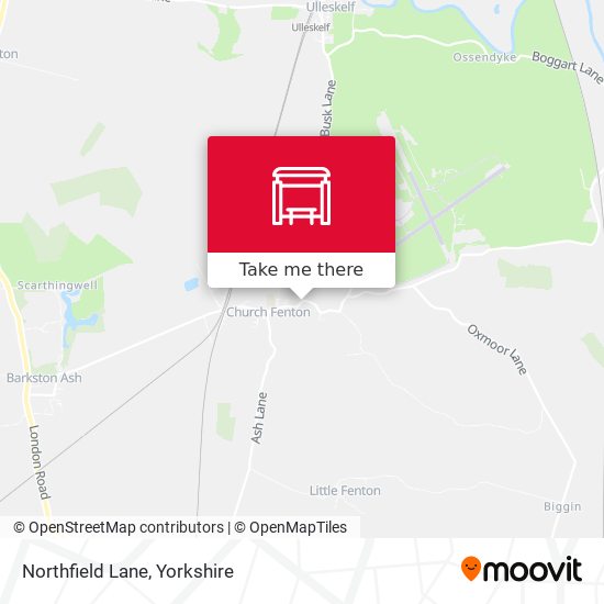 Northfield Lane map