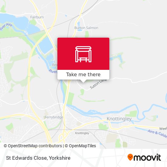 St Edwards Close map