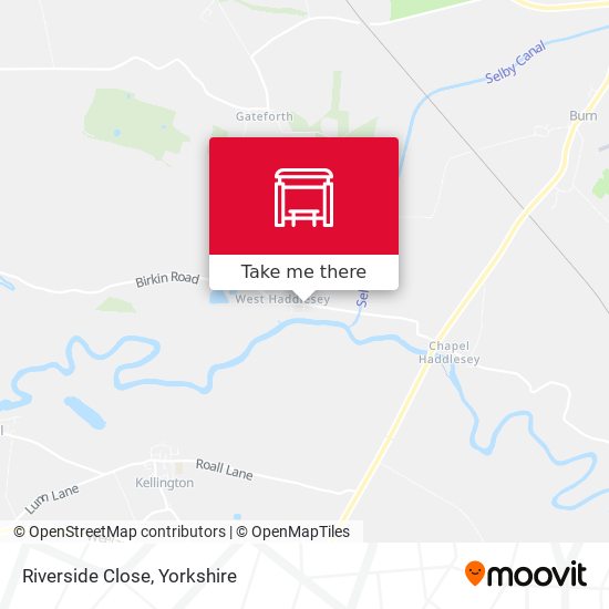 Riverside Close map