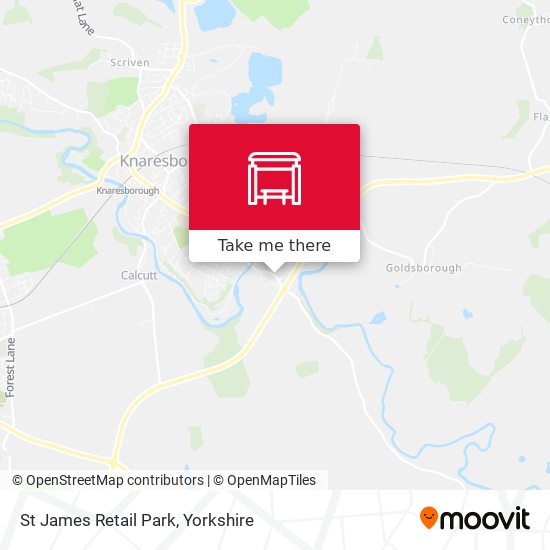 St James Retail Park map