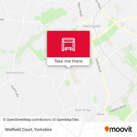 Wellfield Court map
