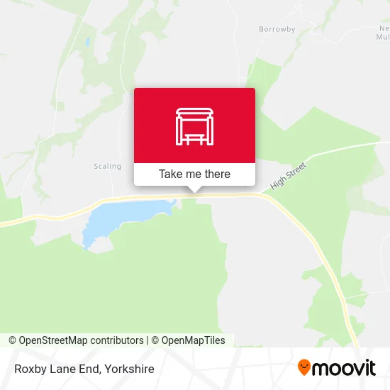 Roxby Lane End map